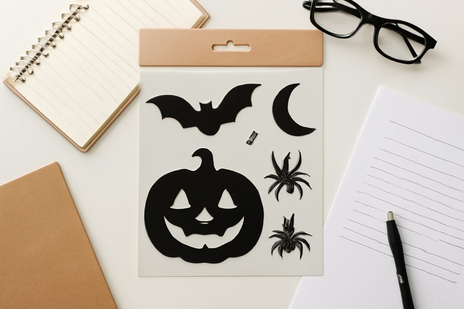 Gruselige Fensterbilder Halloween Vorlagen