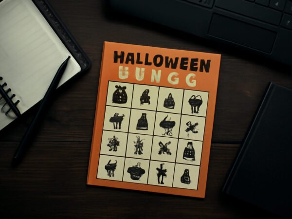 Halloween Bingo Vorlage kostenlos: Checkliste zum Ausdrucken