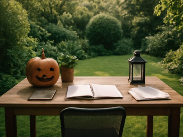 Halloween Deko Outdoor Vorlage kostenlos