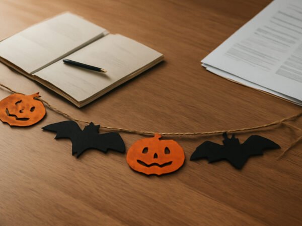 Halloween Girlande Vorlage: die Checkliste zum Abhaken