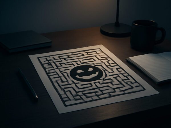 Halloween Labyrinth Vorlage Kinder — 8 Punkte zum Abhaken