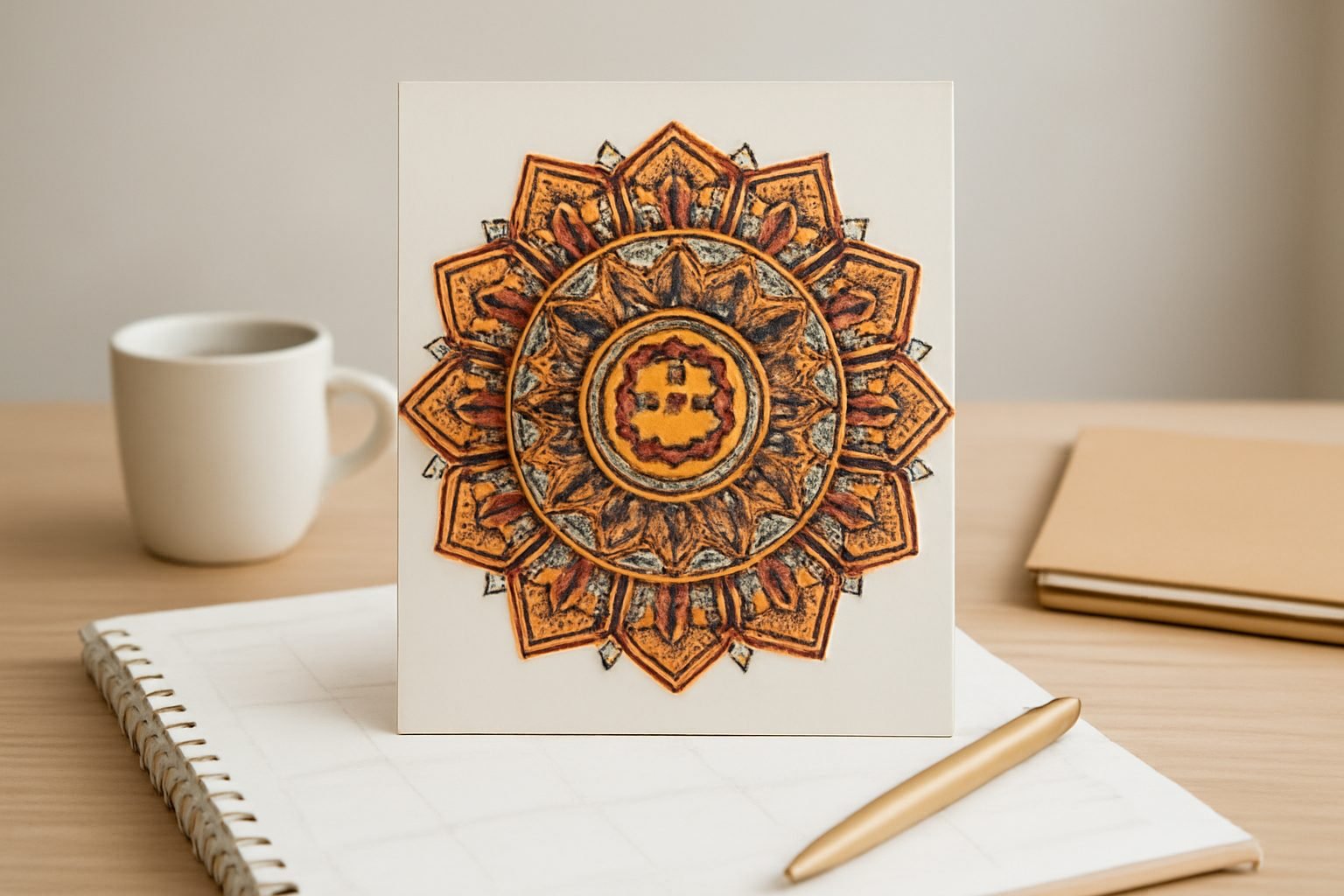 Halloween Mandala zum Ausdrucken: die Checkliste zum Abhaken
