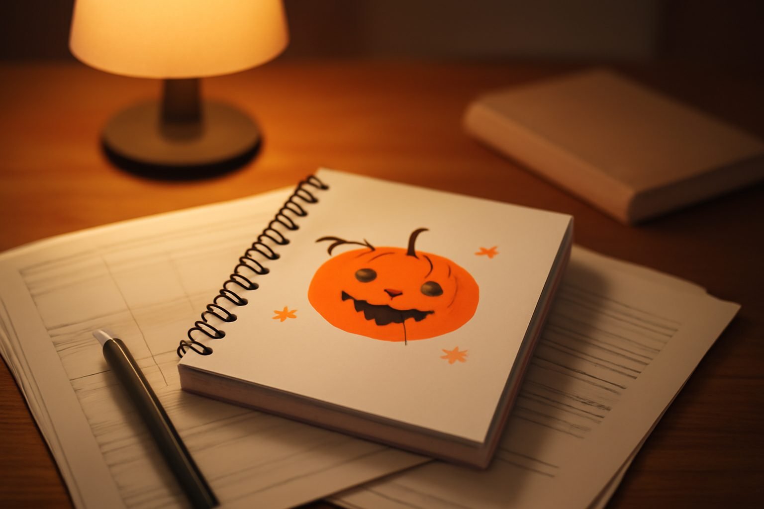 Halloween Suchbild zum Ausdrucken — 9 Punkte zum Abhaken