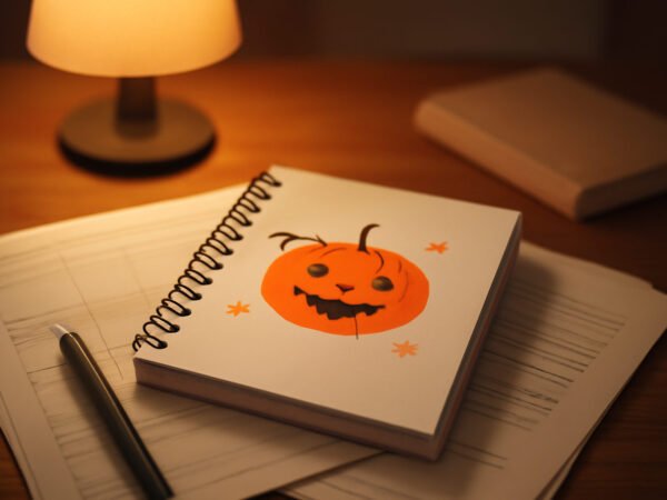 Halloween Suchbild zum Ausdrucken — 9 Punkte zum Abhaken