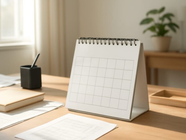 Kalender 2027 Vorlage zum Ausdrucken — 8 Punkte zum Abhaken