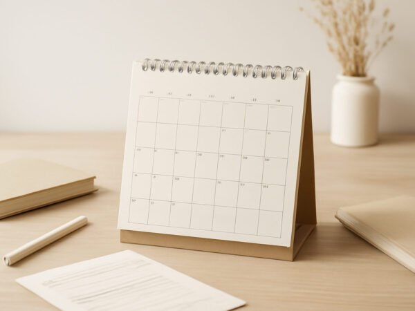 Kalender selbst gestalten Vorlage: Checkliste zum Ausdrucken