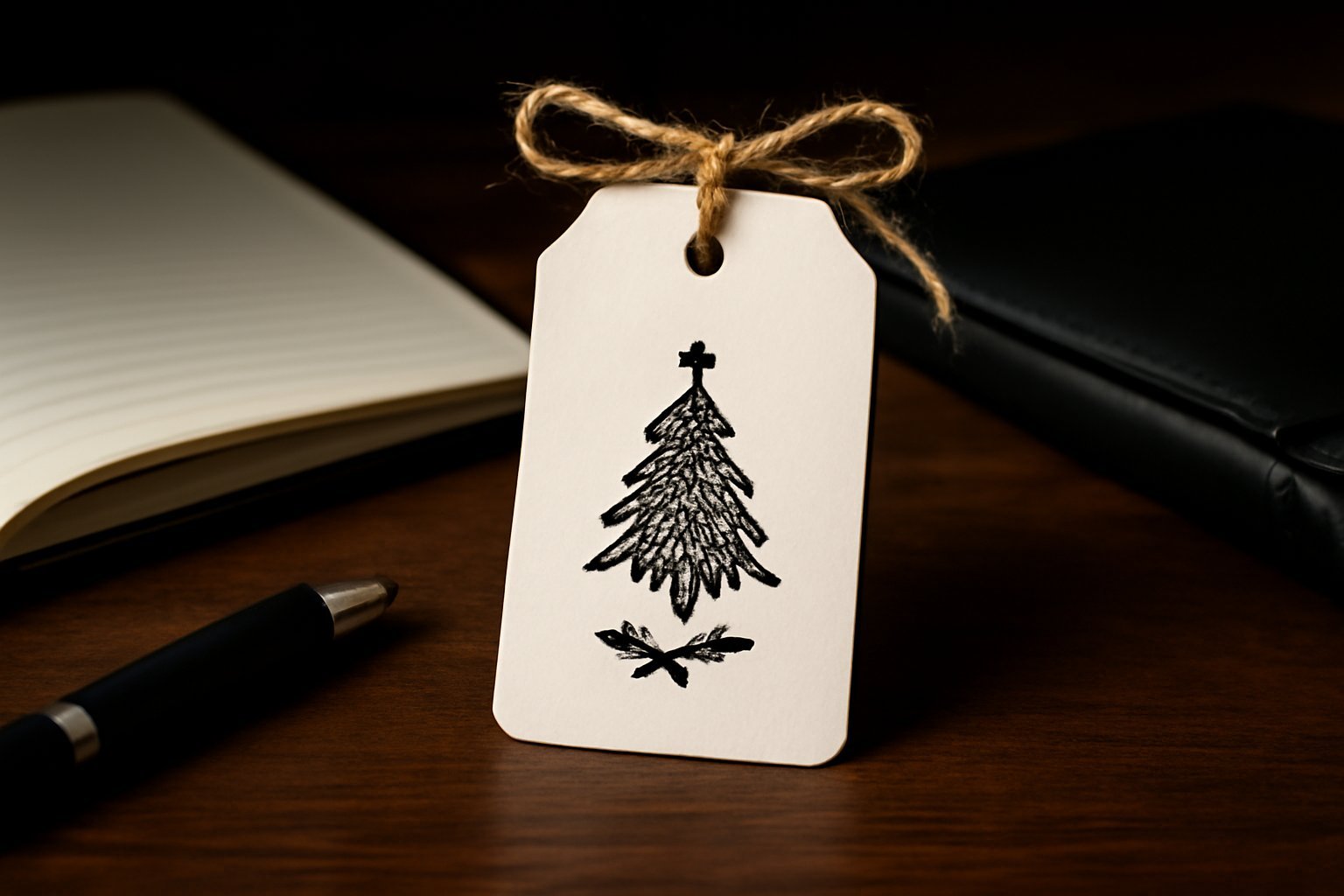 Geschenkanhänger Vorlage Weihnachten (kostenlos) — Hero-Aufnahme