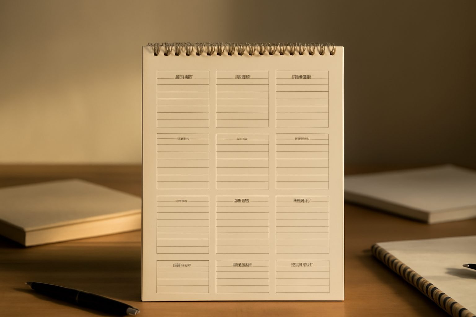 Geburtstagskalender zum Ausdrucken – ewiger Kalender PDF — Hero-Aufnahme