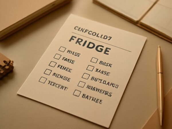 Kühlschrank-Checkliste zum Ausdrucken