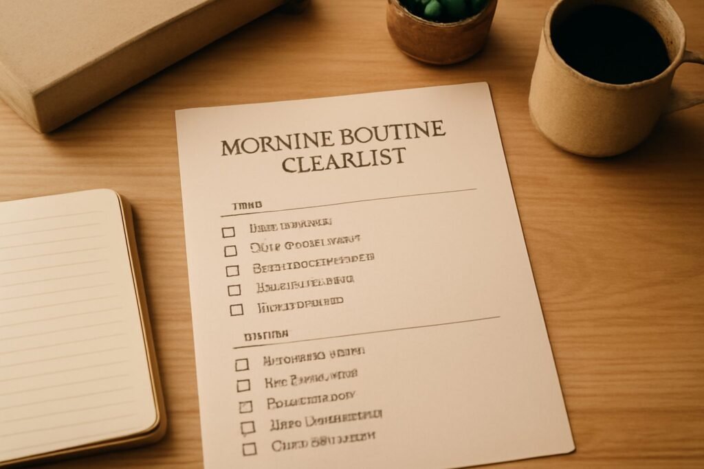 Morgenroutine-Checkliste zum Ausdrucken (Kinder & Erwachsene)