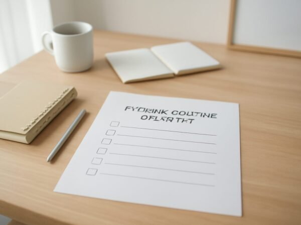 Abendroutine-Checkliste zum Ausdrucken