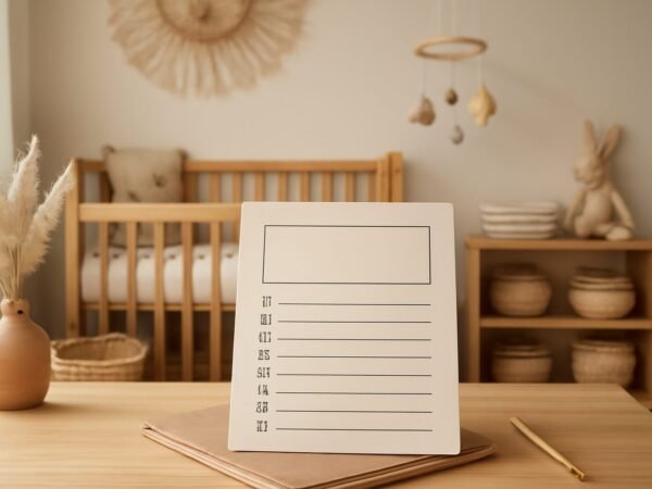 Babyerstausstattung-Checkliste PDF zum Ausdrucken
