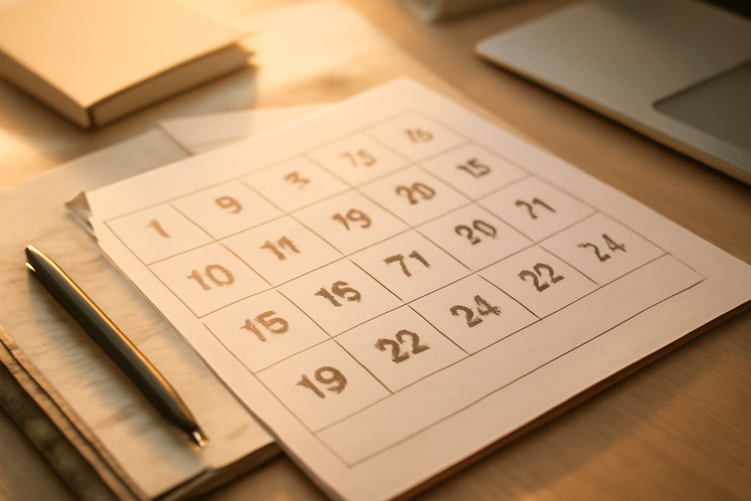 Adventskalender Vorlage zum Ausdrucken – 3 Zahlen — Hero-Aufnahme — Adventskalender Vorlage zum Ausdrucken – 24 Zahlen