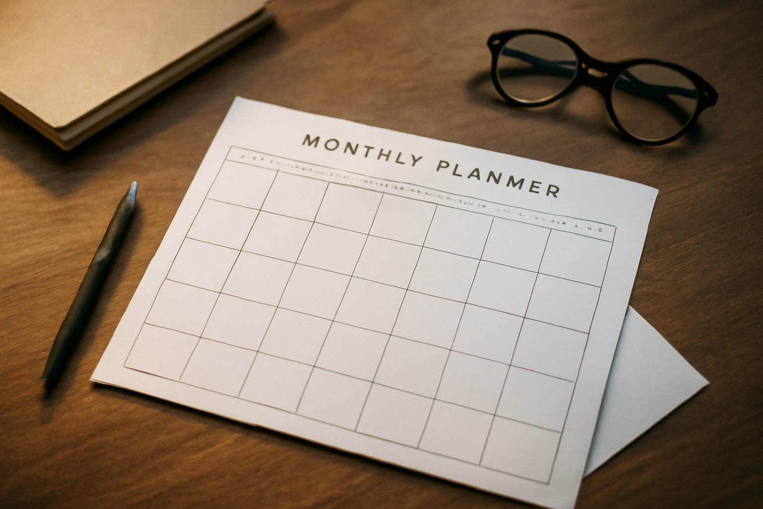 Monatsplaner zum Ausdrucken: die Checkliste zum Abhaken