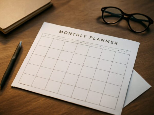 Monatsplaner zum Ausdrucken: die Checkliste zum Abhaken