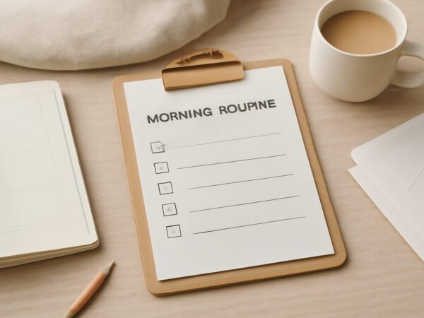Morgenroutine Checkliste zum Ausdrucken
