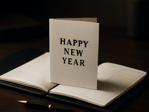 Neujahrskarten Vorlage kostenlos ausdrucken