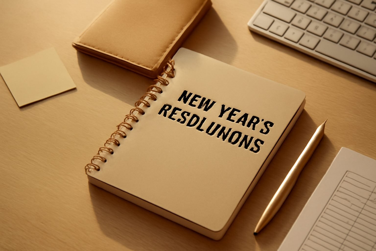Neujahrsvorsätze Lustig: Checkliste zum Ausdrucken