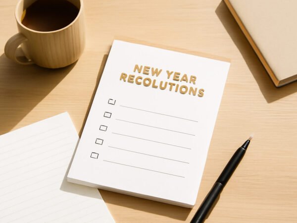 Neujahrsvorsätze Vorlage zum Ausdrucken