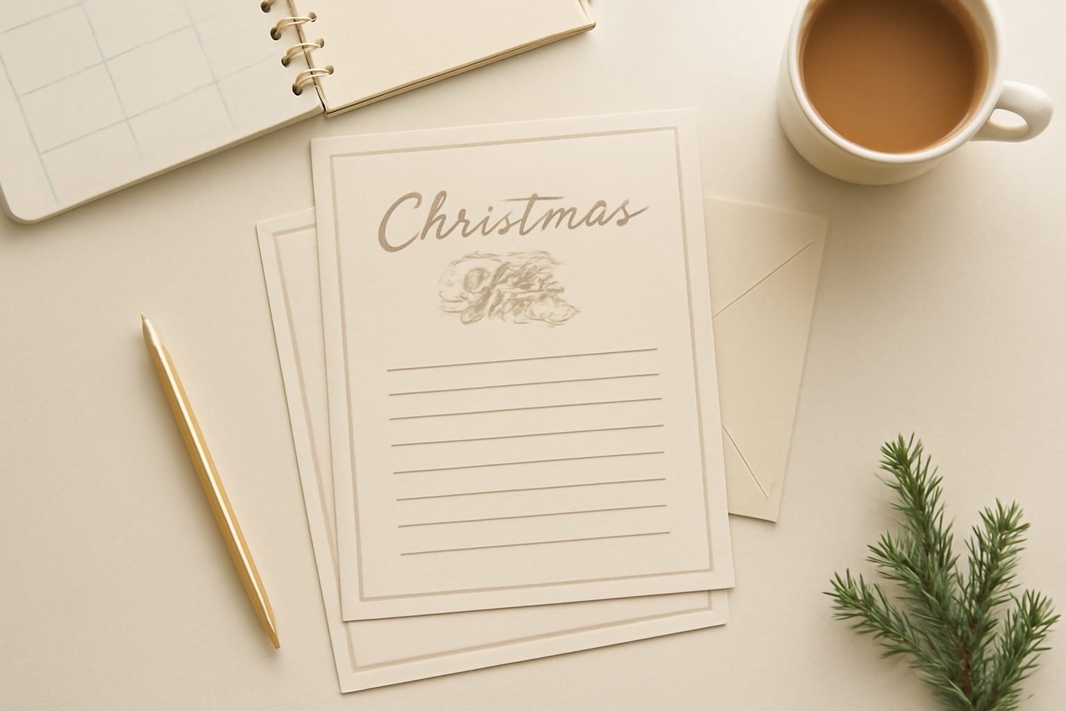 Nikolausbrief Briefpapier zum Ausdrucken