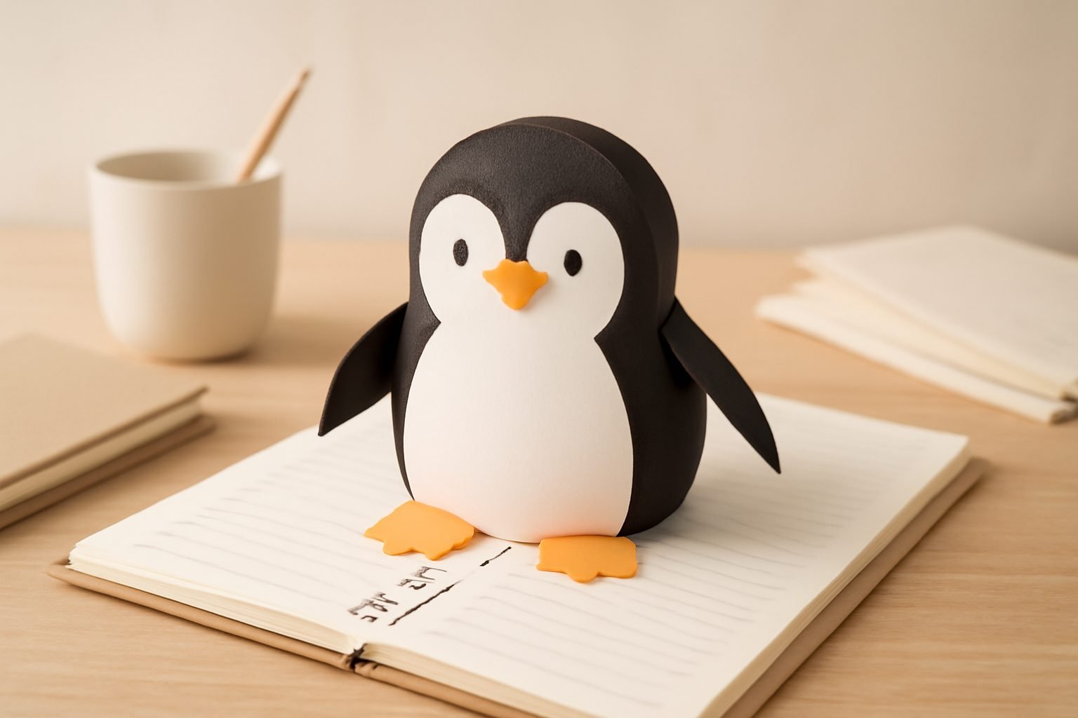 Pinguin Bastelvorlage kostenlos ausdrucken
