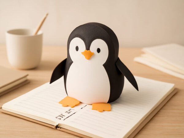 Pinguin Bastelvorlage kostenlos ausdrucken