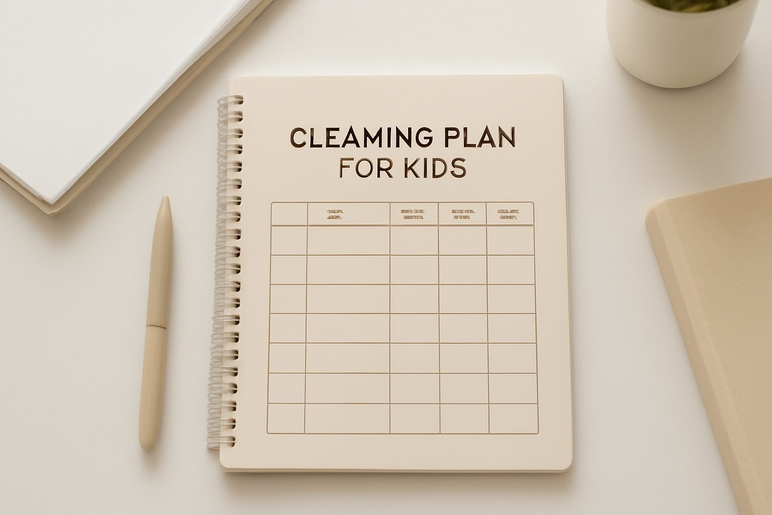 Putzplan Kinder Vorlage: Checkliste zum Ausdrucken