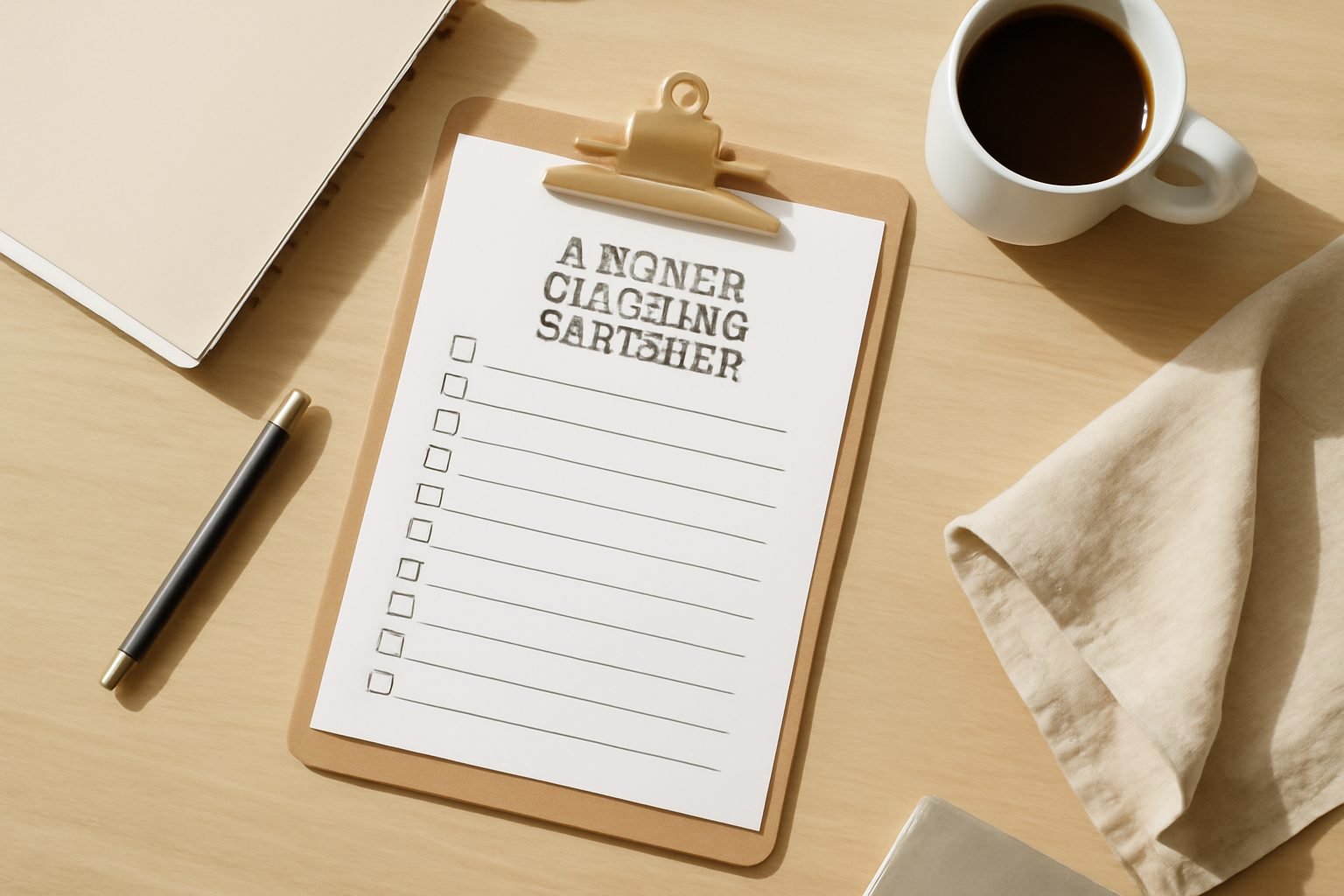 Reinigungsplan Küche Vorlage: die Checkliste zum Abhaken