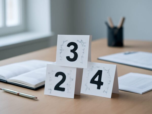 Silvester Countdown Karten zum Ausdrucken