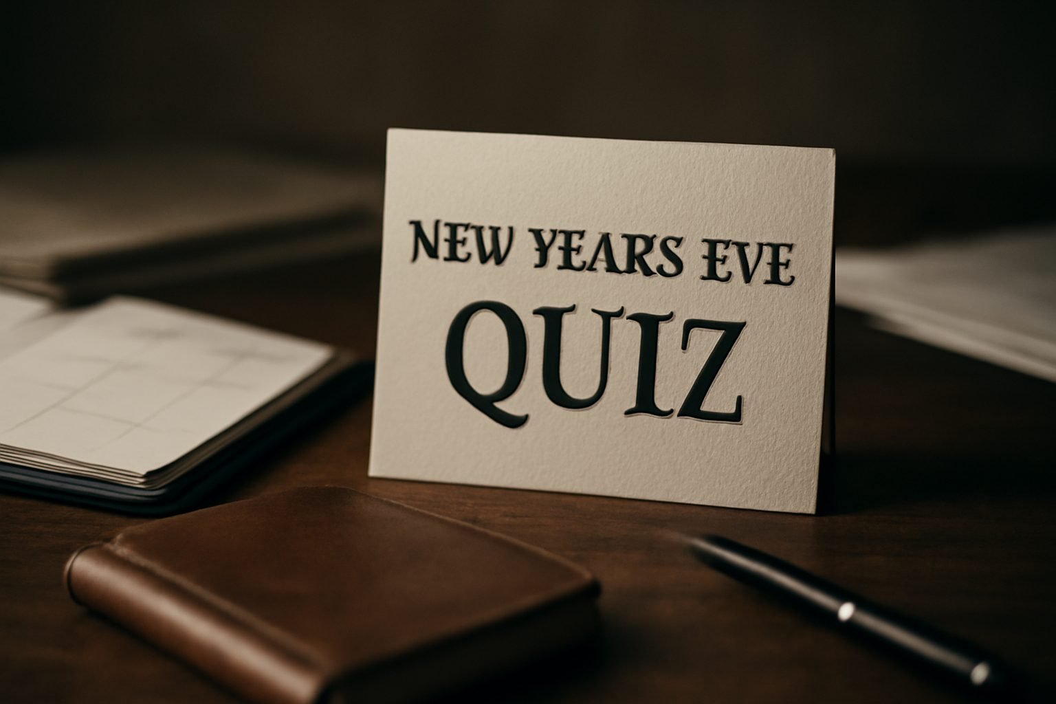 Silvester Quiz mit Antworten zum Ausdrucken