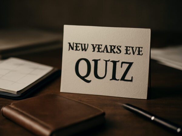 Silvester Quiz mit Antworten zum Ausdrucken
