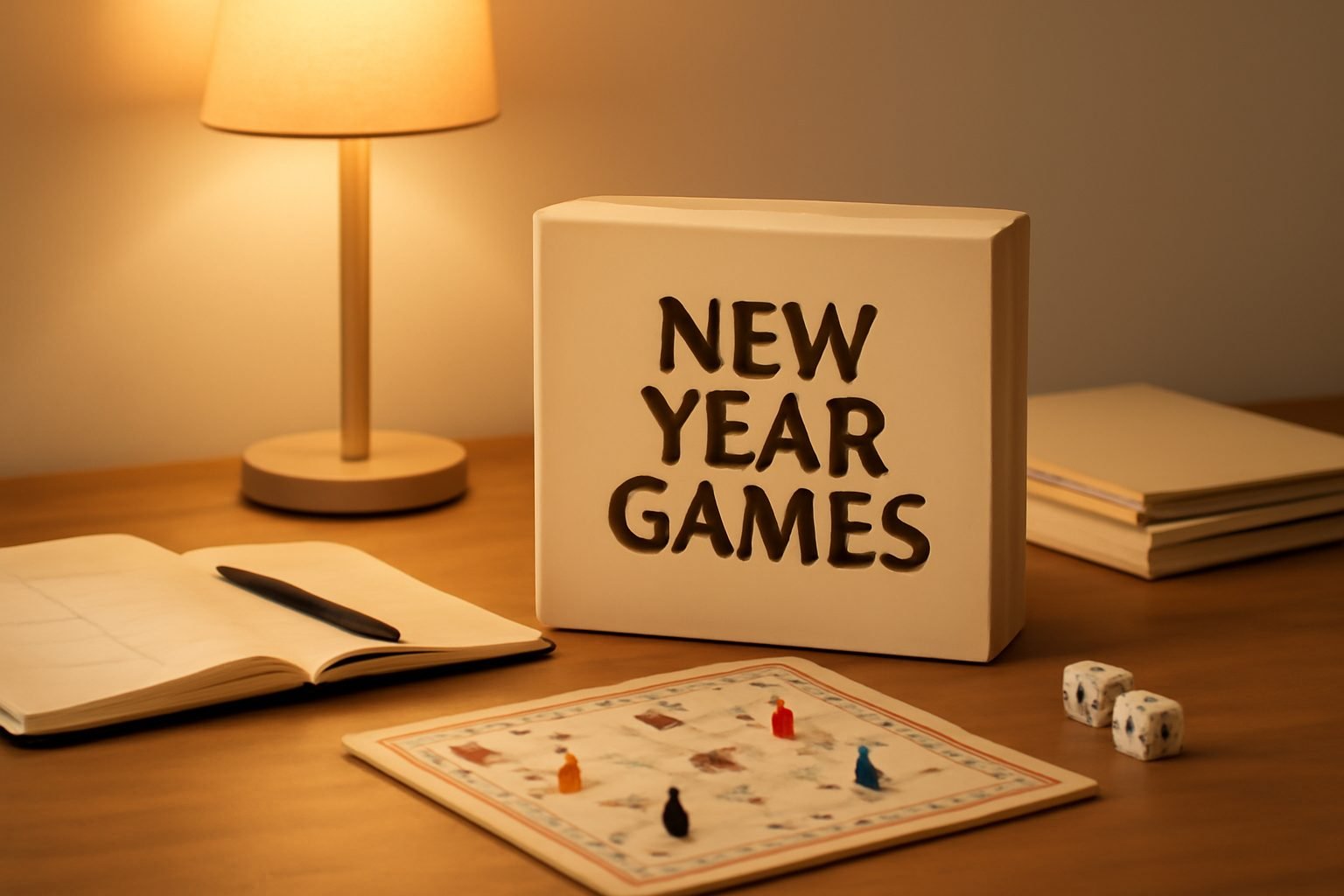 Silvester Spiele zum Ausdrucken — 9 Punkte zum Abhaken