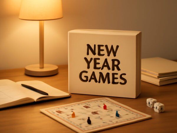 Silvester Spiele zum Ausdrucken — 9 Punkte zum Abhaken