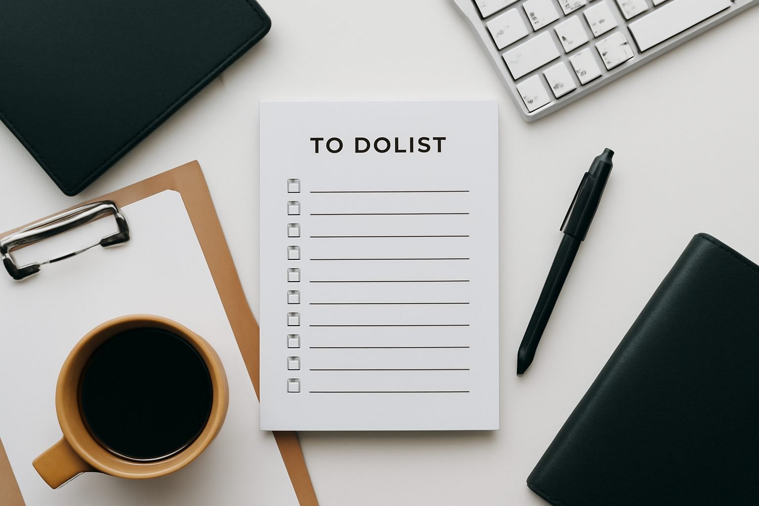 To Do Liste Vorlage zum Ausdrucken — 12 Punkte zum Abhaken