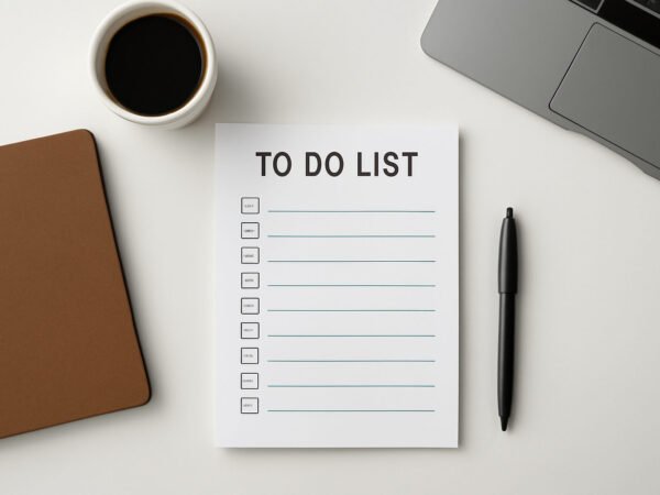 To Do Liste zum Ausdrucken kostenlos — 10 Punkte zum Abhaken