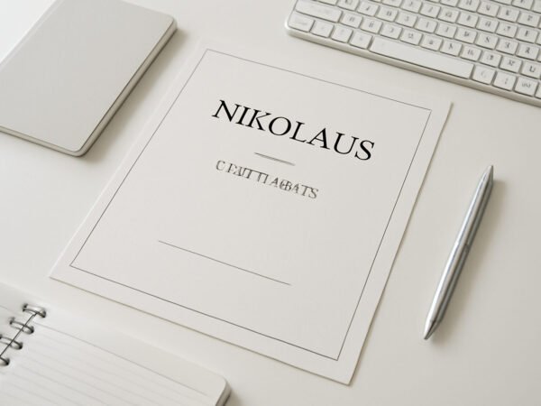 Urkunde vom Nikolaus Vorlage — 8 Punkte zum Abhaken
