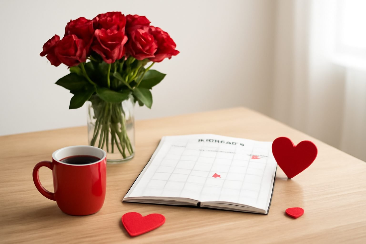 Valentinstag Deko Schablone — 11 Punkte zum Abhaken