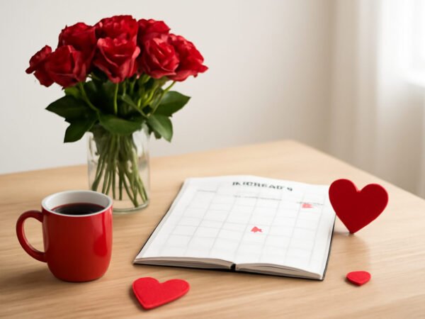 Valentinstag Deko Schablone — 11 Punkte zum Abhaken