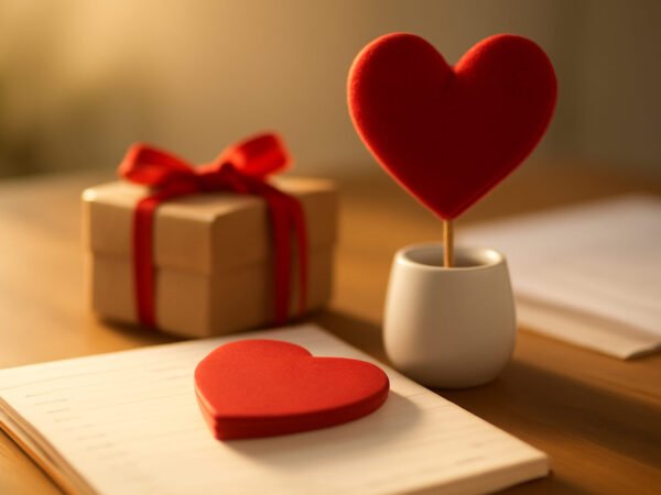 Valentinstag Deko Vorlage — 10 Punkte zum Abhaken