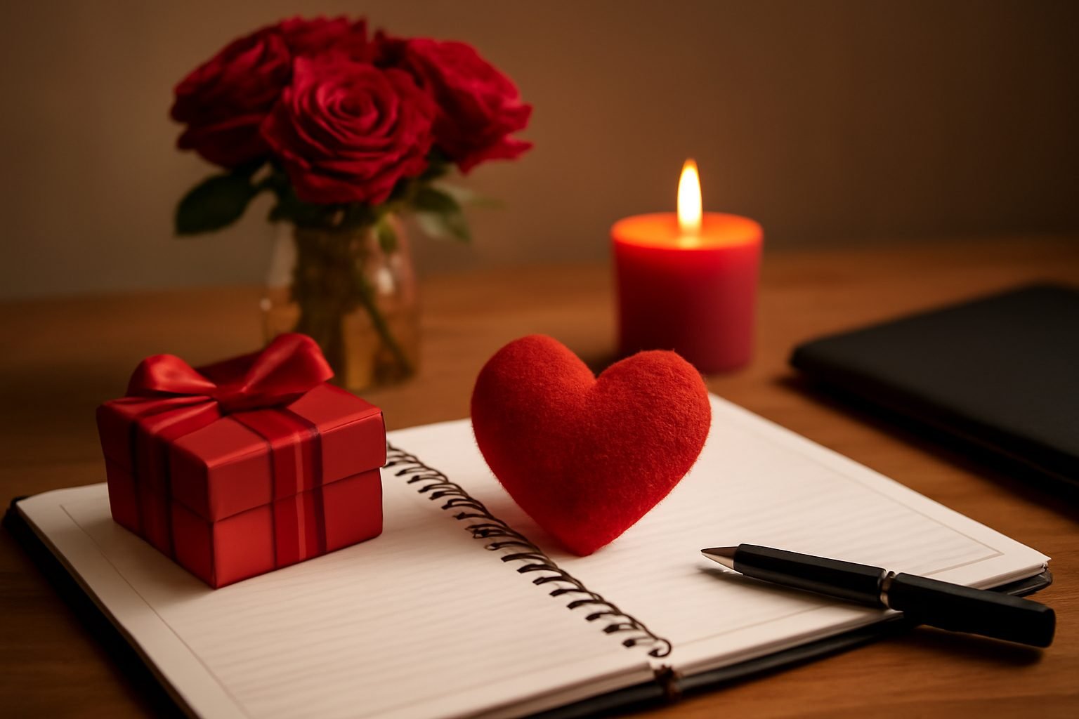 Valentinstag Dekoration Vorlage: Checkliste zum Ausdrucken