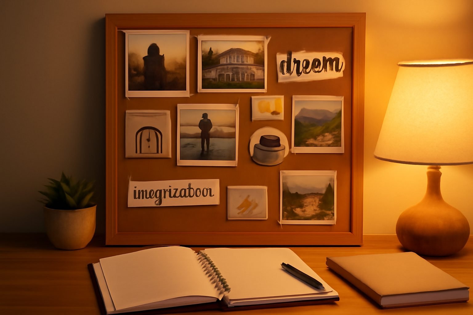 Vision Board Vorlage zum Ausdrucken — 15 Punkte zum Abhaken