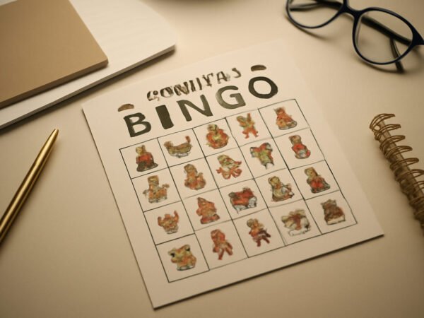 Weihnachtsbingo zum Ausdrucken kostenlos