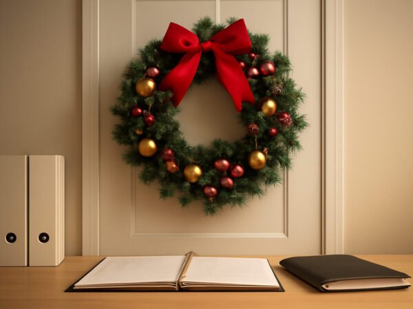 Weihnachtsdeko Hauseingang Vorlage — 8 Punkte zum Abhaken