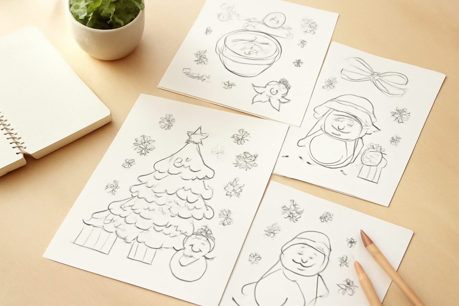Weihnachtswichtel Ausmalbilder kostenlos ausdrucken