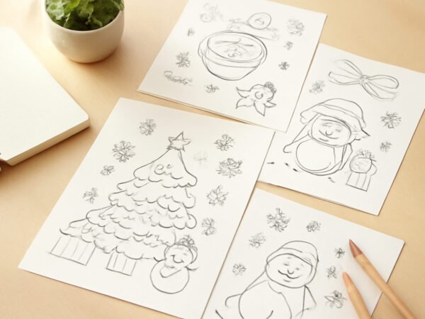 Weihnachtswichtel Ausmalbilder kostenlos ausdrucken