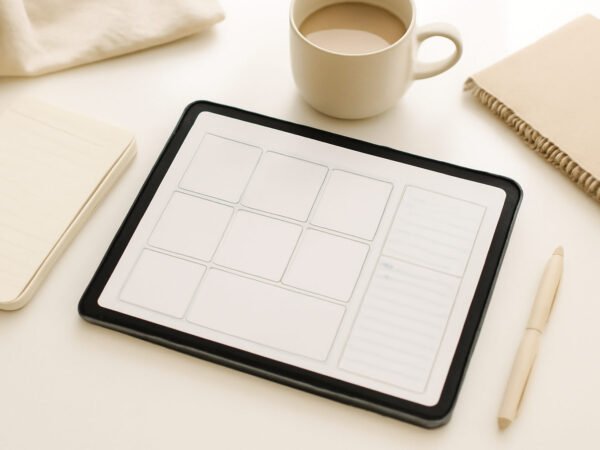 Wochenplaner für Goodnotes: Digitale Vorlage