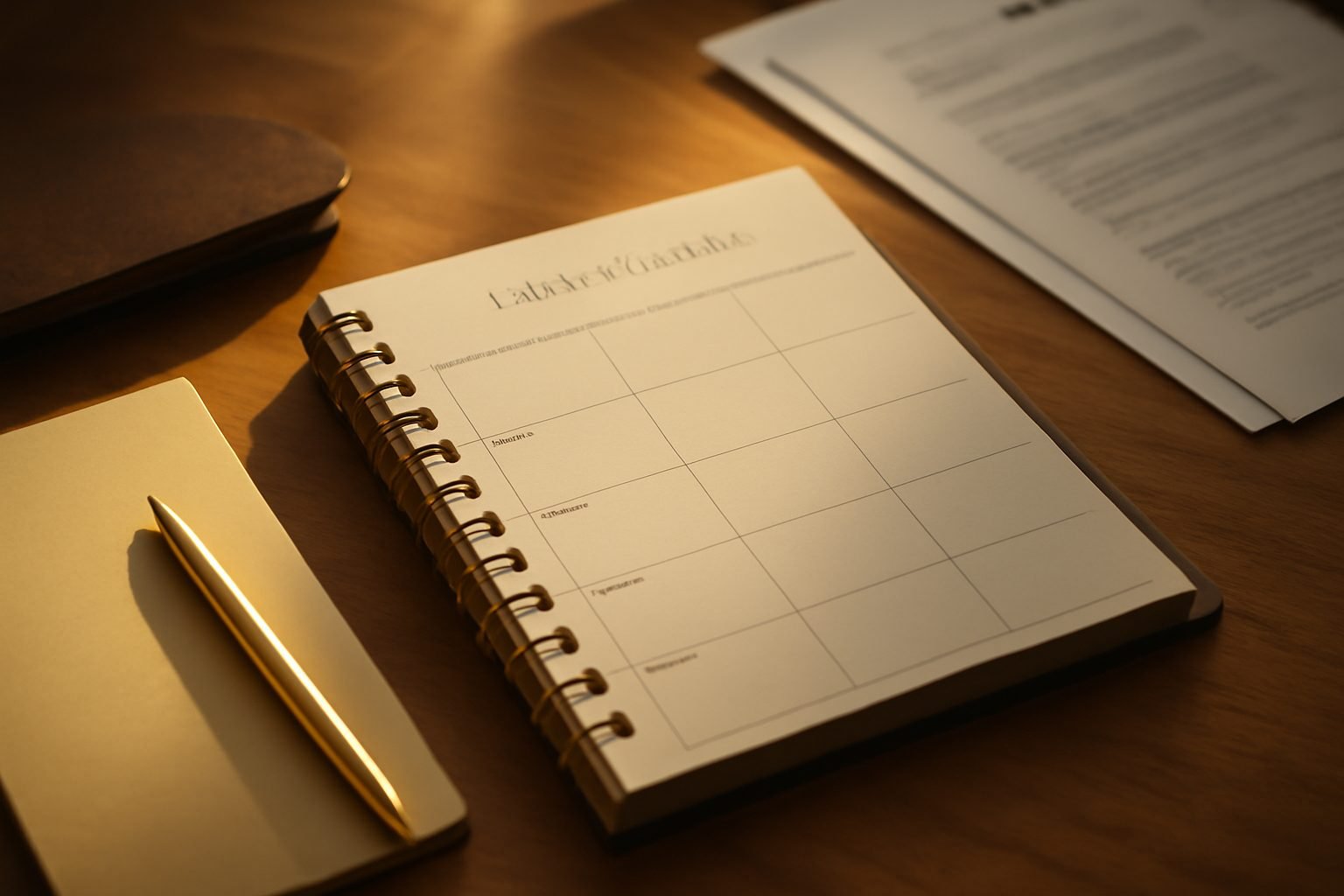 Wochenplaner mit Uhrzeit: Checkliste zum Ausdrucken
