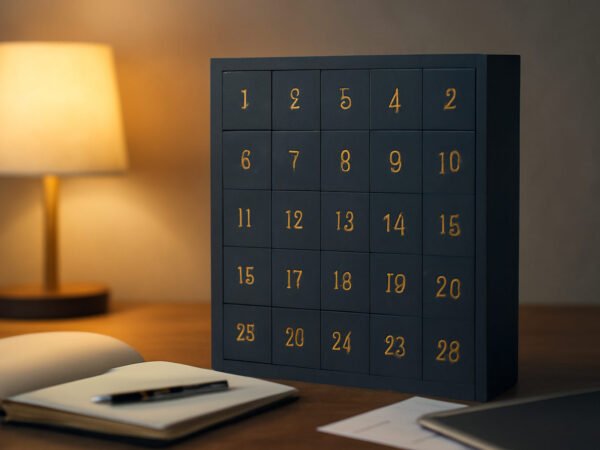 Zahlen Adventskalender ausdrucken kostenlos