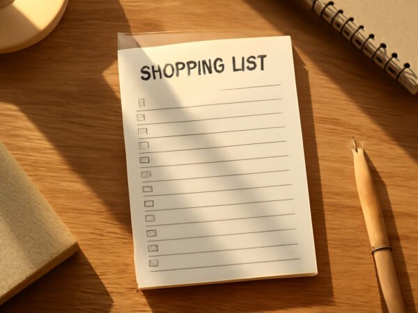 Einkaufsliste Vorlage PDF zum Ausdrucken
