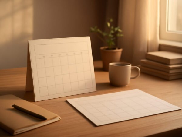 Kalender Vorlage zum Ausdrucken – gratis Download